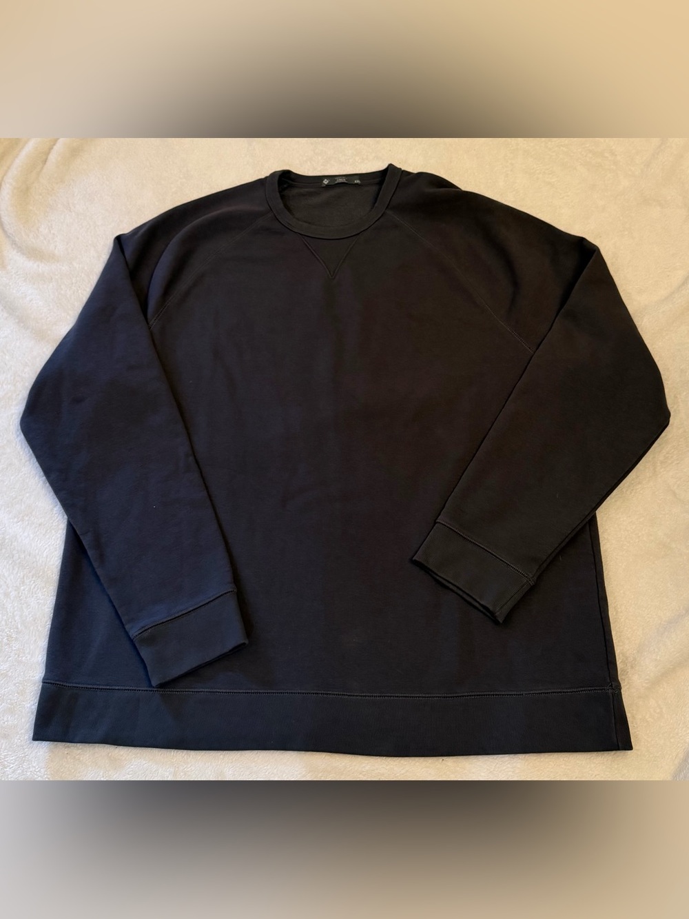 Member's Mark French Terry Crewneck Sweatshirt Charcoal Grey Men, XXL